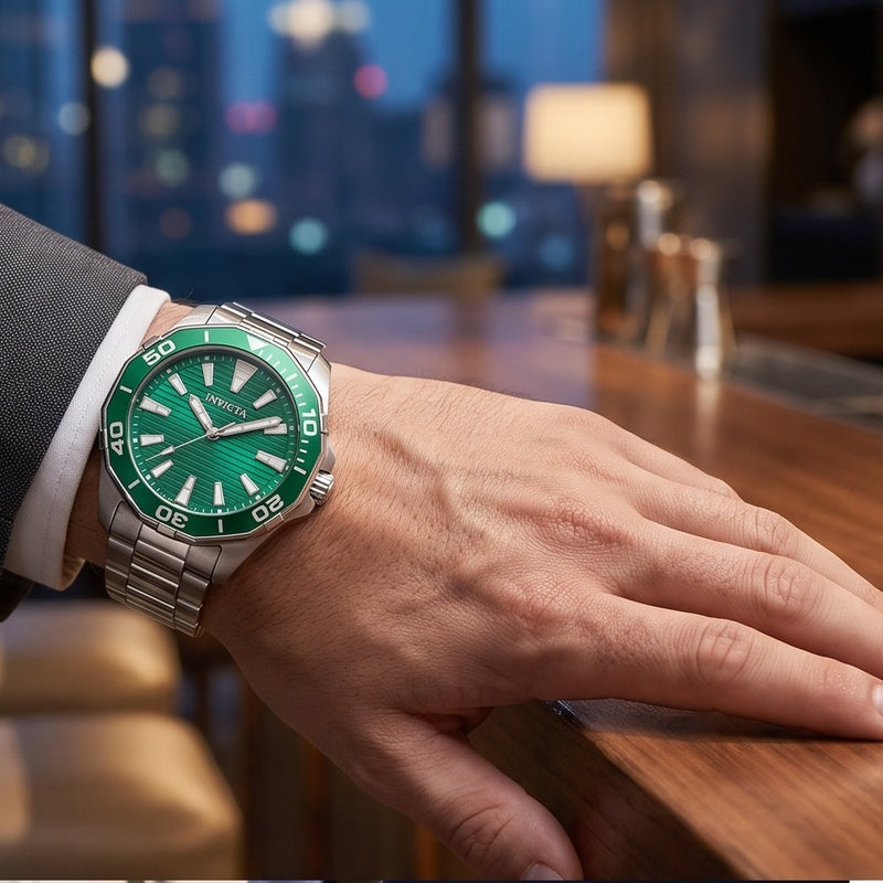 Reloj Invicta Pro Diver 69244 · Esfera Verde 46 mm en Acero