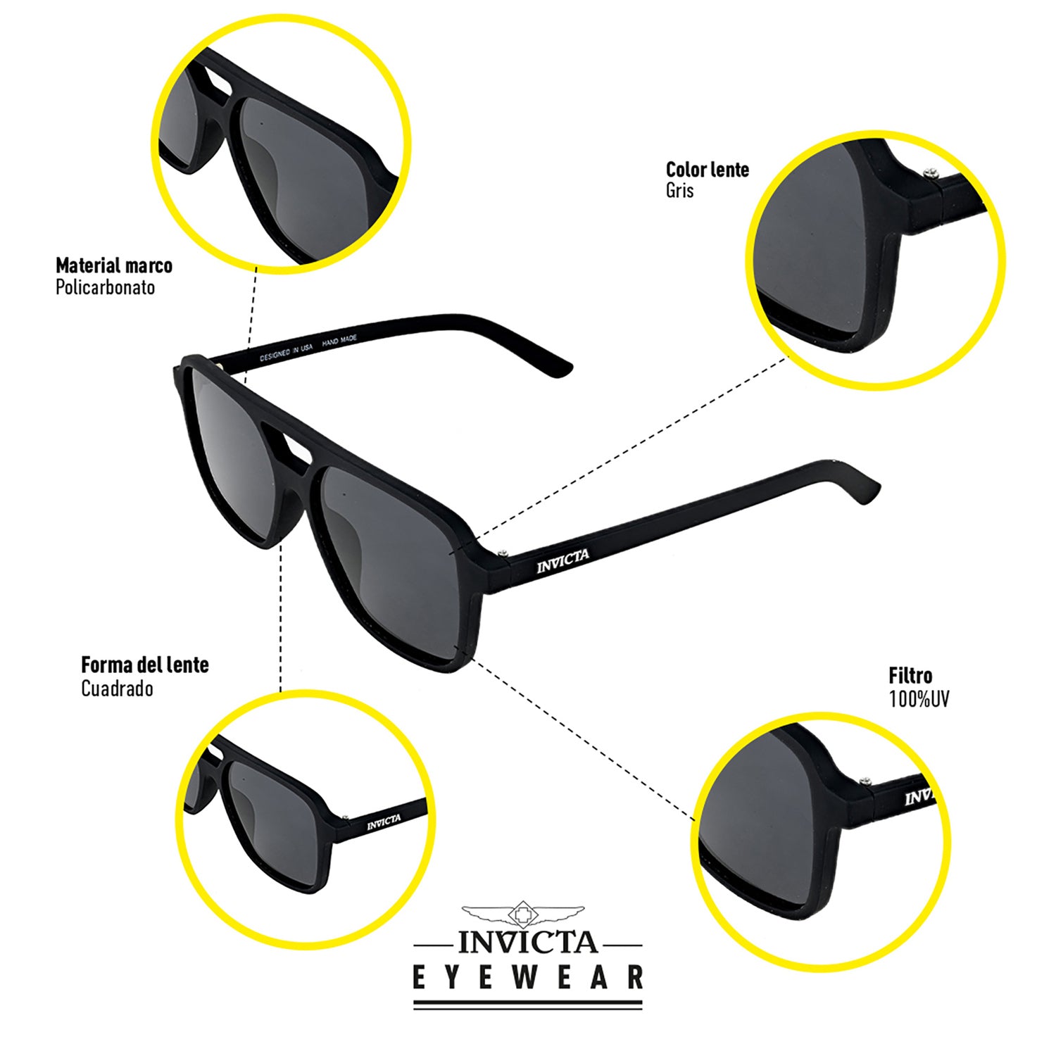 Gafas De Sol Invicta I16009-s1r-01-p03 Unisex