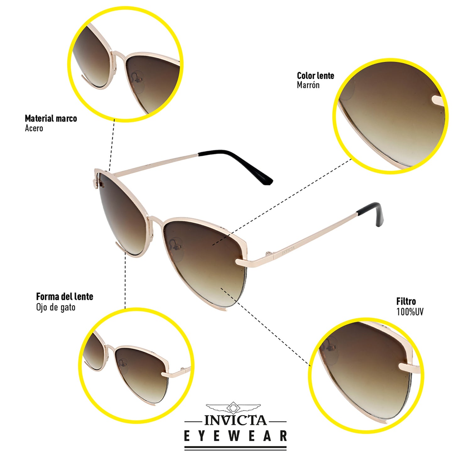 Gafas De Sol Invicta I37147-spe-09-02 Unisex