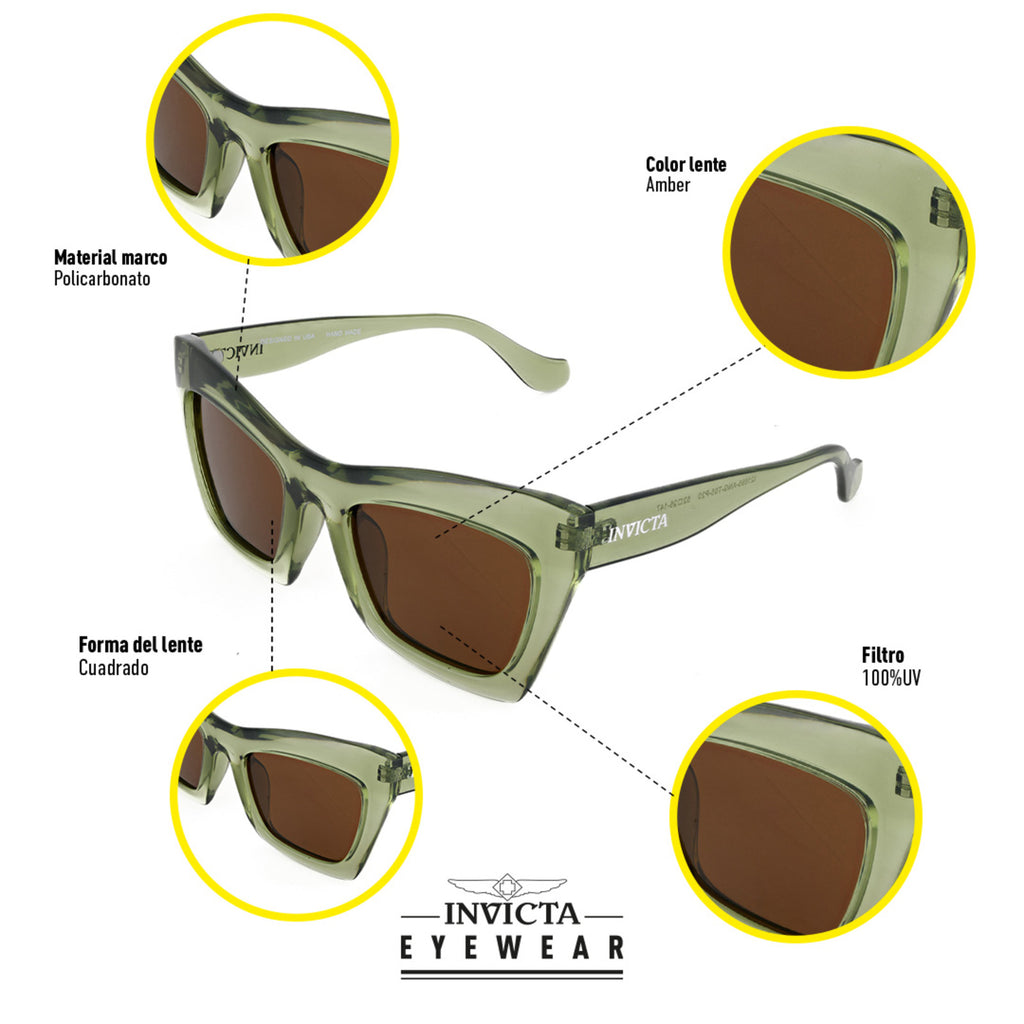 Invicta I21695-ang-t05-p20 Unisex Sunglasses