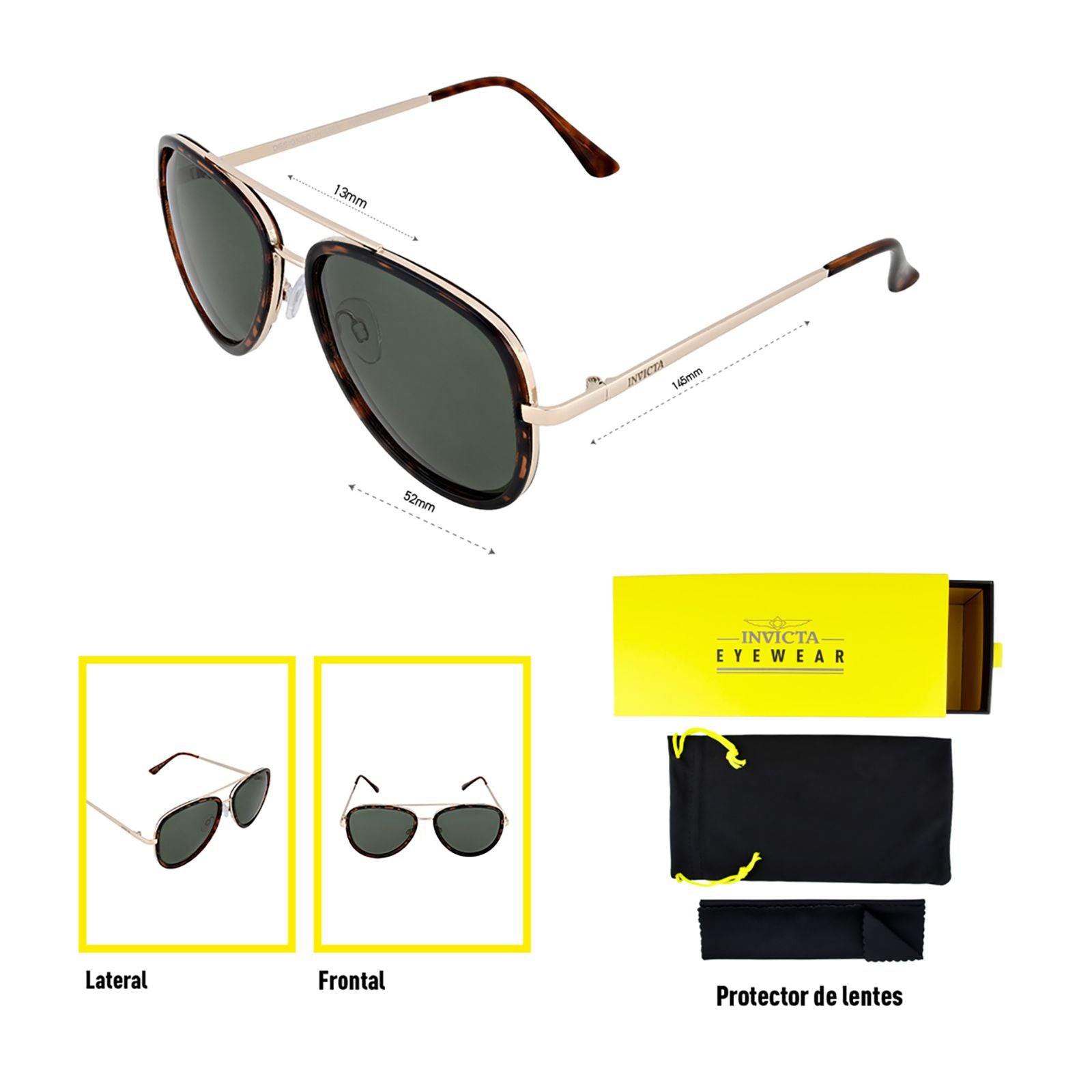 Gafas De Sol Invicta I14879-spe-60-g15 Unisex