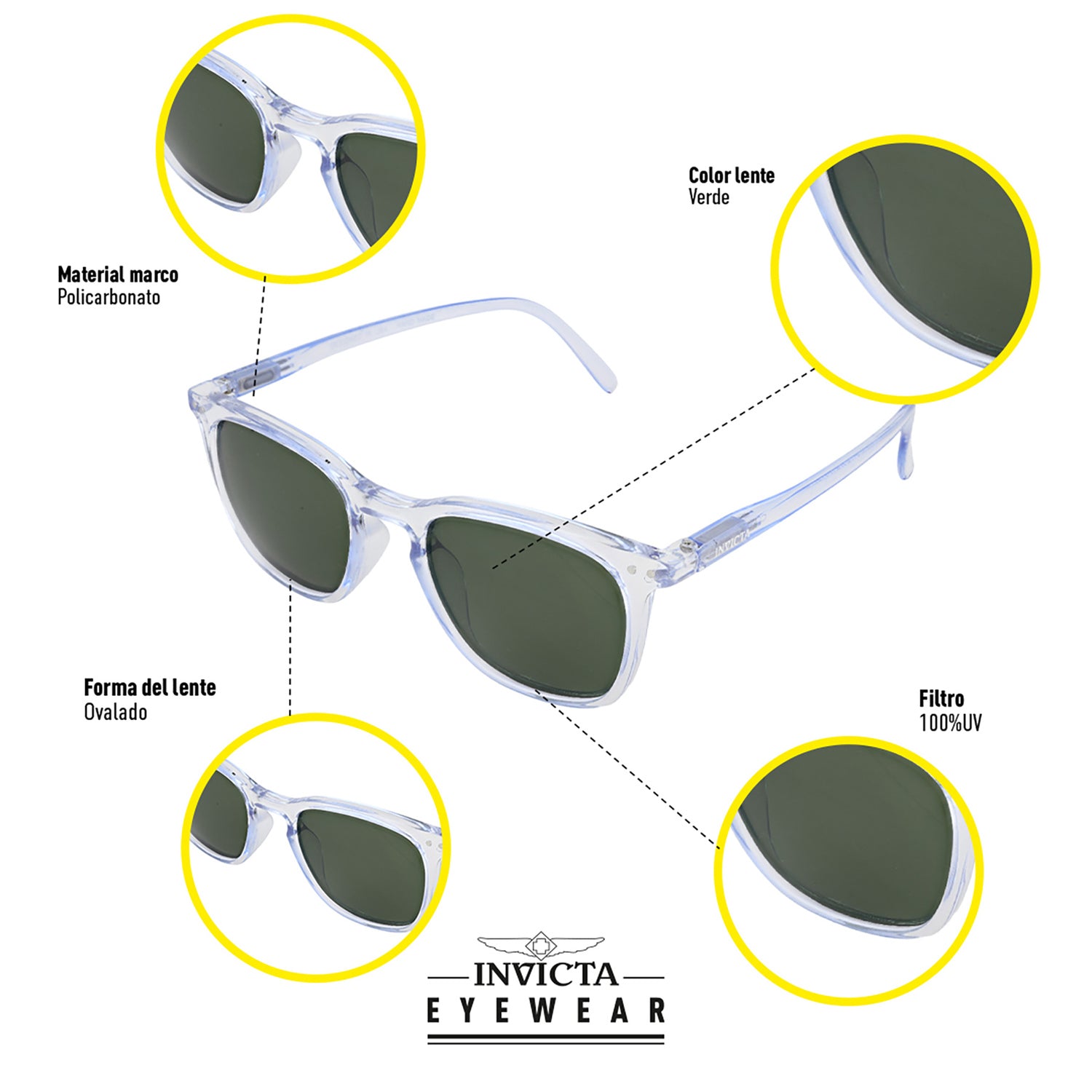 Gafas De Sol Invicta I0932-sub-t06-g15 Unisex
