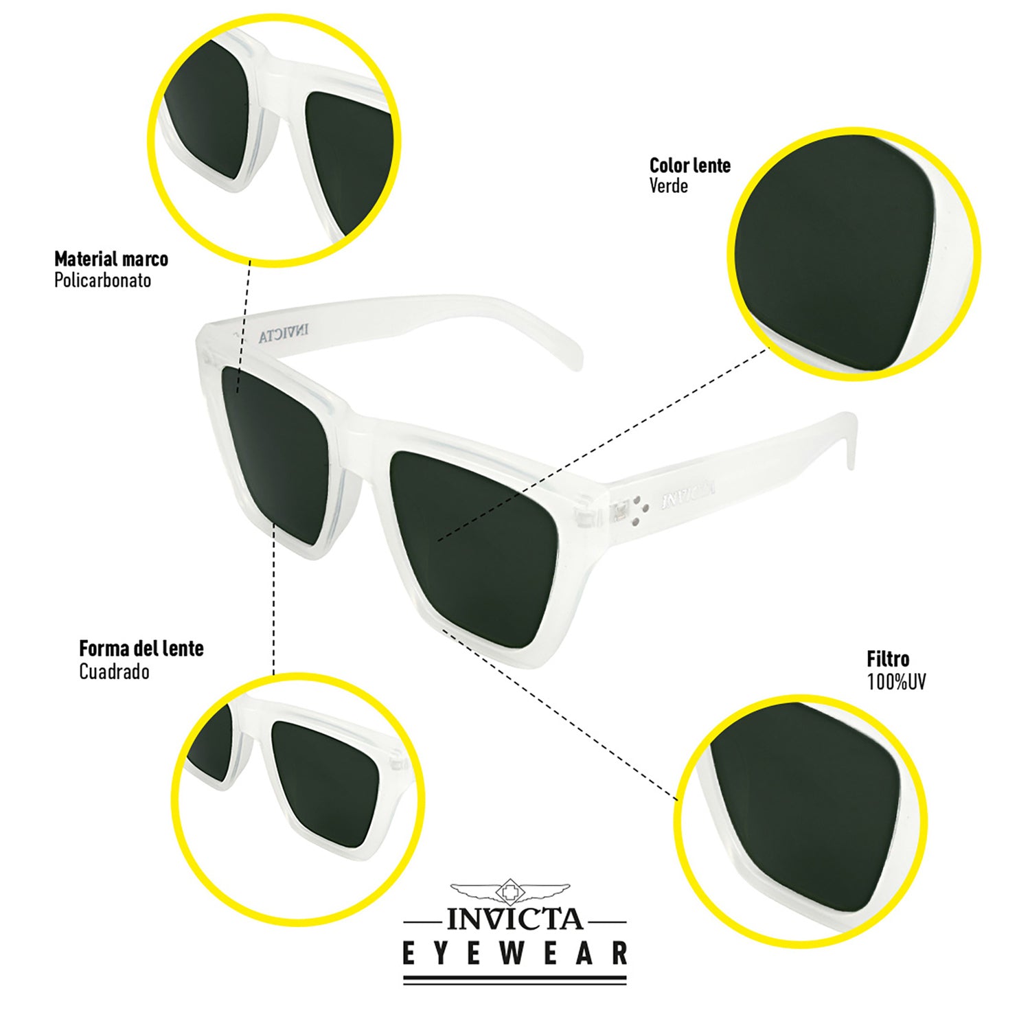 Gafas De Sol Invicta I37277-wil-10-g15 Unisex