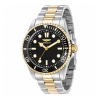 Reloj Invicta Pro Diver 49698 · Esfera Negra Bicolor Acero y Oro 43 mm