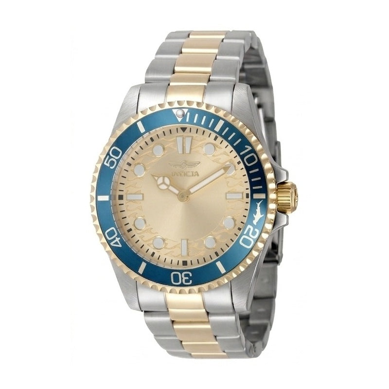 Relógio Invicta Pro Diver 49697 · Dourado Bicolor Aço e Ouro 43 mm