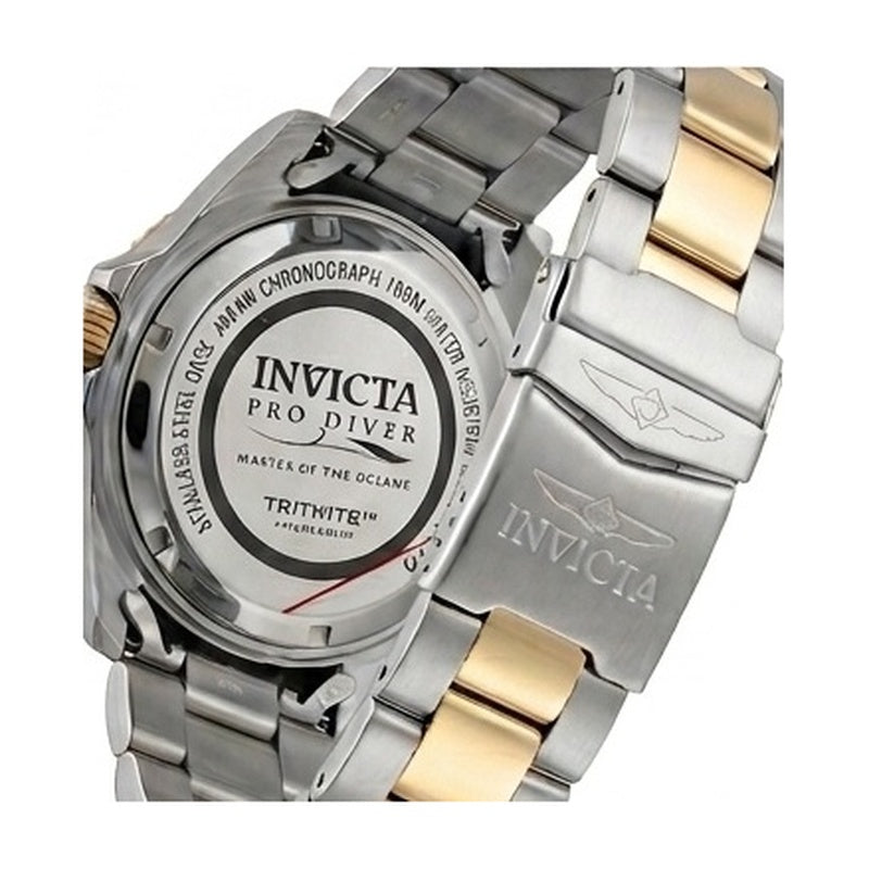 Relógio Invicta Pro Diver 49697 · Dourado Bicolor Aço e Ouro 43 mm
